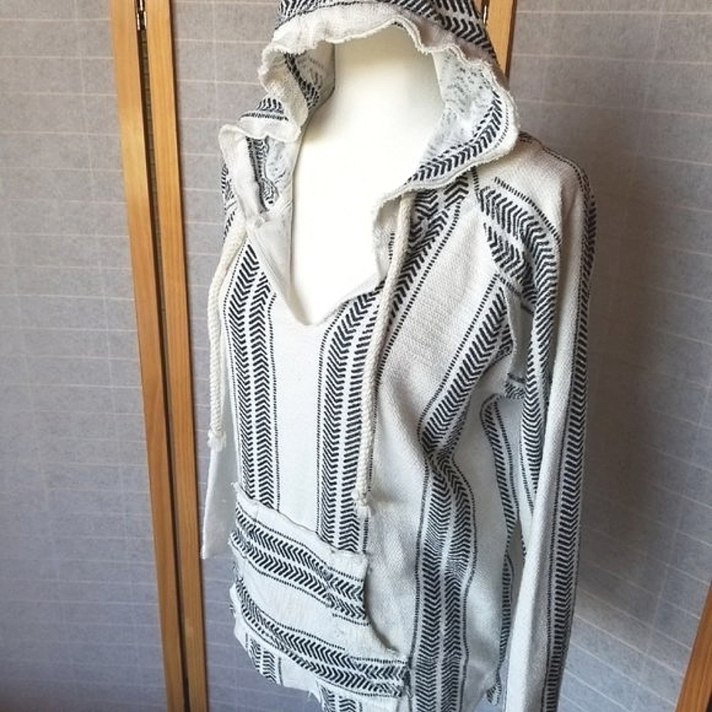 Ocean Drive Beach Hoodie Top Size Medium